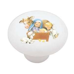  Christmas Baby Manger Decorative High Gloss Ceramic Drawer 