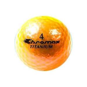  Chromax Golf Balls by Neutron 3 Pack   Orange Metallic 1 