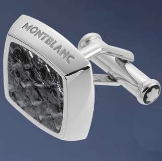 Montblanc Silver Collection Cuff Links Carp skin 101377  