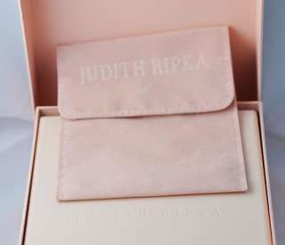 NEW Judith Ripka 18k Diamond Smoky Quartz Necklace  