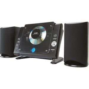  Coby Cxcd377 bk Stereo Desktop Mini Audio System (Black 