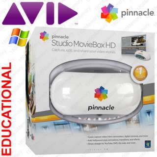 Avid Pinnacle Studio 14 MovieBox HD EDU USB Dazzle DVD  