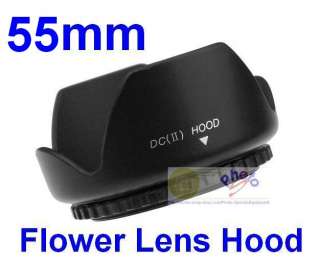 55mm Flower Petal Lens Hood Canon Nikon Sony Pentax etc  