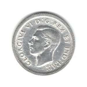  1937 Canada Dime 10 Cents Coin KM#34   80% Silver 