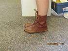 leather deerskin boot half high moccasins mountain me