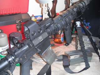 Colt AR 15 with the EOTech 552.A65 Holographic Sight and Troy back up 