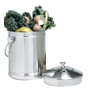 Norpro 94 Stainless Steel Composter Keeper with 2 pc. Replacement 