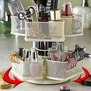 Make Up Organizer Carousel  Steel Spinning Rack 729708093304  