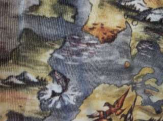   Smith Cotton Corduroy Detailed Map Shirt 39 CM 15.5 M England  