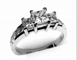 50CT PRINCESS CUT DIAMOND ENGAGEMENT WEDDING RING PD991155  