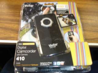 vivitar DVR410 digital camcorder with camera black NEW  