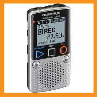 Olympus DP 10 Digital Voice Recorder 142640 (Silver) 050332175532 