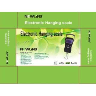 Newline Digital Hanging Scale with Measuring Tape  