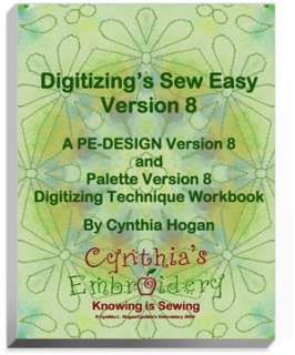 Digitizings Sew Easy Workbook for PE Design Version 8  