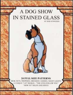 Dog Show in Stained Glass Pattern Book   Schneider  