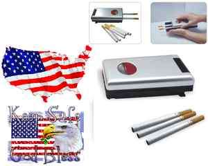 Double Cigarette Maker Tube Injector Roller Manual Machine  