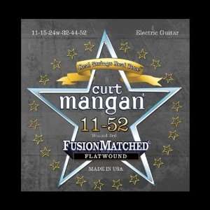  Curt Mangan Fusion Matched Flatwound Electric Strings (11 