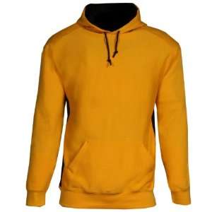  Custom Badger Colorblock Hood Fleece Pullovers GOLD/BLACK 