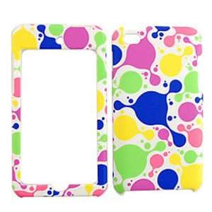 com Apple iPod Touch 4 (iTouch) Colorful Milk Drop on White Hard Case 