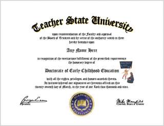 Early Childhood Education Diploma   Teacher Lover Certificate Unique 