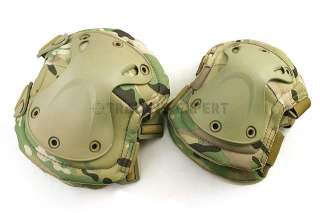 SWAT Sand Camo Combat Paintball Knee & Elbow Pads 00464  