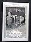 1923 GILLESPIE EDEN Electric Clothes Washing Machine ma