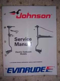 1988 Evinrude Johnson Outboard Manual CE Electric z  