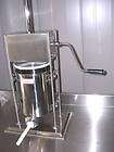 NEW SAUSAGE STUFFER COMMERCIAL 15 LITRE STAINLESS STEEL MINCE MEAT 