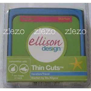  Ellison/Sizzix Thin Cuts Die Starfish 22275 Arts, Crafts 