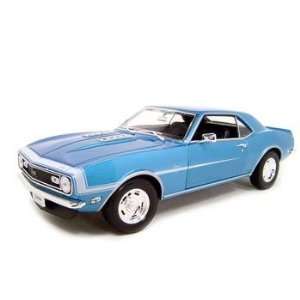    1968 CHEVROLET CAMARO SS 396 BLUE 118 DIECAST MODEL Toys & Games