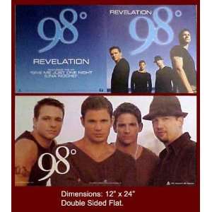 98 DEGREES Revelation 2 Sided 12x24 Poster Flat