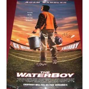 Adam Sandler   The Waterboy   Signed Autographed 27x40 Movie Poster