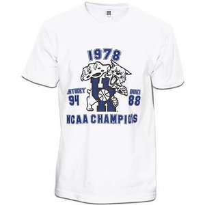  Kentucky Wildcats NCAA 1978 Short Sleeve T Shirt Sports 