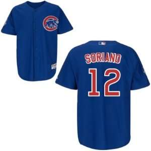 Alfonso Soriano #12 Chicago Cubs Alternate Replica Jersey Size 48 (Med 