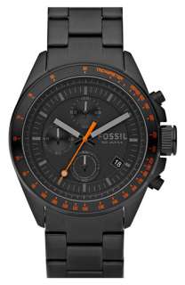Fossil Black IP Chronograph Watch  