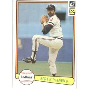  1982 Donruss # 111 Bert Blyleven Cleveland Indians 