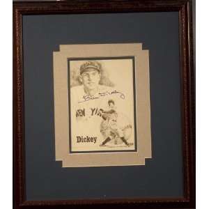 Bill Dickey signed lithograph