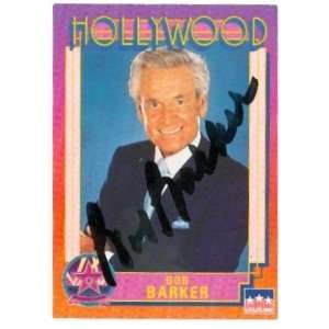 Bob Barker Autographed/Hand Signed Hollywood Walk of Fame trading card 