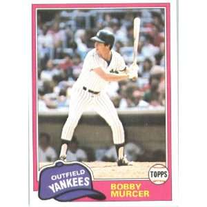  1981 Topps # 602 Bobby Murcer New York Yankees Baseball 
