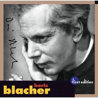 Boris Blacher Orchestral Variations on a Theme by Paganini by Boris 