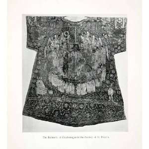  1907 Print Dalmatic Charlemagne King Charles Sacristy St Peters 