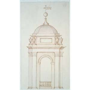  Unidentified cupolas,Elevation,Charles Bulfinch,architect 