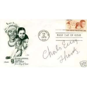  Charles Evers Civil Rights Leaders Signed Autograph FDC 