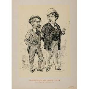  1900 Charles Dickens Fechter Alfred Bryan Lithograph 