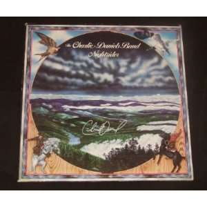 The Charlie Daniels Band Nightrider   Signed Autographed Record Album 