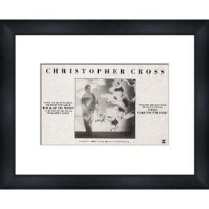 CHRISTOPHER CROSS Back Of My Mind   Custom Framed Original Ad   Framed 
