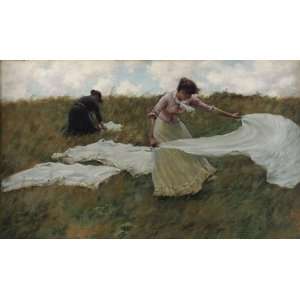   paintings   Charles Courtney Curran   24 x 14 inches   A Breezy Day