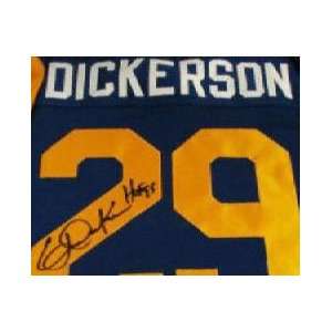 Eric Dickerson Autographed Custom Blue Jersey