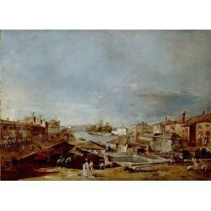   Francesco Lazzaro Guardi   24 x 18 inches   View of