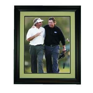  Phil Mickelson and Fred Couples Framed 16x 20 Photo 